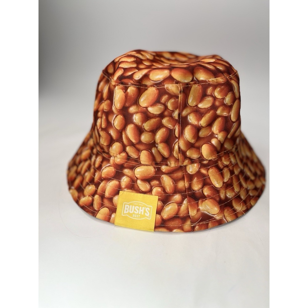 Bush`s Baked Beans Reversible Bucket Hat One Size Swag Merch Boca Bowl